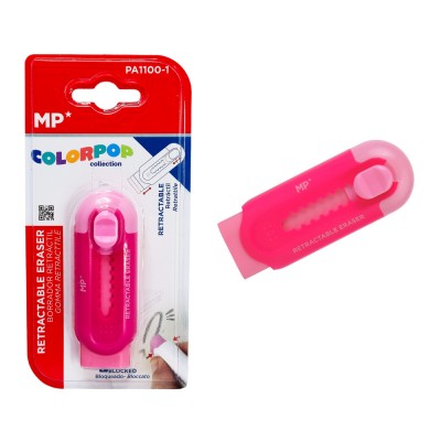 MP πτυσσόμενη γόμα για μολύβι PA1100-1, ροζ