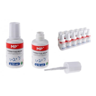 MP διορθωτικό υγρό με πινέλο PA139-S, 10ml, 12τμχ