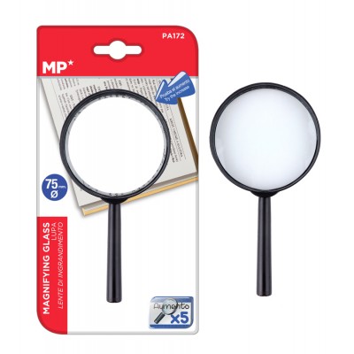 MP μεγεθυντικός φακός PA172, x3, 75mm, μαύρος