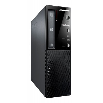 LENOVO PC ThinkCentre E73 SFF, Refurbished Grade A Repainted, i5-4460S, 8/128GB SSD, DVD, FreeDOS