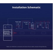 SONOFF smart διακόπτης παρακολούθησης ισχύος POWR320D, Wi-Fi, 20A