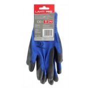 LAHTI PRO γάντια εργασίας L2310, αντιολισθητικά, 8/M, μπλε-μαύρο