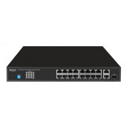 HIMAX PoE switch PS11602FE-L, 16x Ethernet PoE/2x Ethernet/2x SFP θύρες, έως 1000Mbps