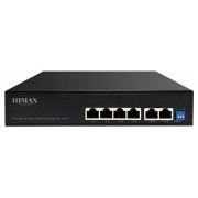 HIMAX PoE switch PS1402E-L, 4x Ethernet PoE & 2x Ethernet θύρες, έως 100Mbps