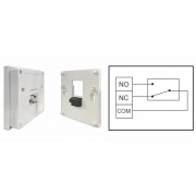 POWERTECH ψηφιακός θερμοστάτης αερίου PT-1047, χωνευτός, λευκός