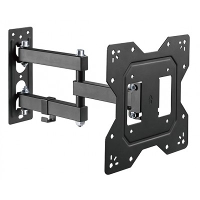 POWERTECH επιτοίχια βάση τηλεόρασης PT-1129, 23-43", έως 30kg, full motion