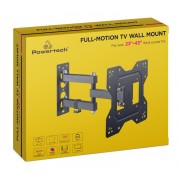 POWERTECH επιτοίχια βάση τηλεόρασης PT-1129, 23-43", έως 30kg, full motion