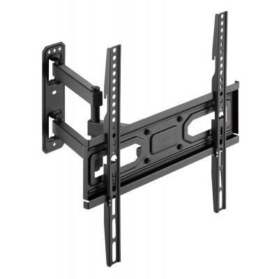 POWERTECH επιτοίχια βάση τηλεόρασης PT-1131, 32-55", έως 35kg, full motion