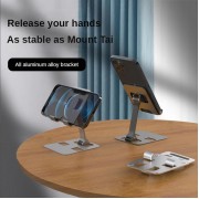 POWERTECH μεταλλική βάση smartphone/tablet PT-1159, 10", foldable, ασημί