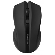 POWERTECH ασύρματο ποντίκι PT-1166, USB δέκτης, 1600DPI, μαύρο