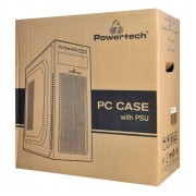 POWERTECH PC Case PT-1168 με 550W PSU, ATX, 418x200x416mm, μαύρο