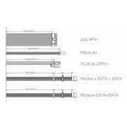 POWERTECH τροφοδοτικό για PC PT-1169, 700W, ATX, 140mm Fan