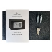 POWERTECH χρηματοκιβώτιο ασφαλείας PT-1192, ψηφιακό κλείδωμα, 31x20x20cm, 6.5kg