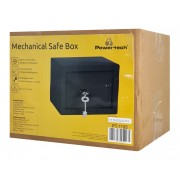 POWERTECH χρηματοκιβώτιο ασφαλείας PT-1195 με κλειδί, 23x17x17cm, 3.5kg