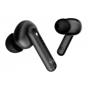 POWERTECH earphones με θήκη φόρτισης PT-1227, TWS, ENC, 30/480mAh, μαύρα