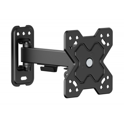POWERTECH επιτοίχια βάση τηλεόρασης PT-1277, 13-32", έως 20kg, full motion