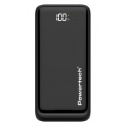 POWERTECH power bank PT-1326 με οθόνη, 10000mAh, 22.5W, μαύρο