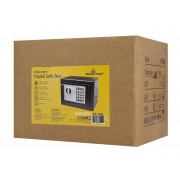 POWERTECH χρηματοκιβώτιο ασφαλείας PT-1342, ψηφιακό κλείδωμα, 23x17x17cm, 2.18kg