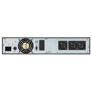 POWERTECH UPS On Line PT-1358 για rack 2U, με οθόνη, 2000VA/1800W, 3x Schuko output