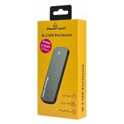 POWERTECH θήκη για M.2 SATA/NVMe SSD PT-1375, 10Gbps, γκρι