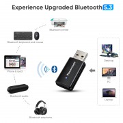 POWERTECH ασύρματος USB αντάπτορας δικτύου & Bluetooth 5.3 PT-1387, 900Mbps WiFi 6