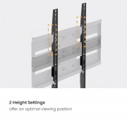 POWERTECH επιτοίχια βάση τηλεόρασης PT-1388, 32-65", έως 35kg, full motion