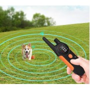 POWERTECH ηλεκτρικό κολάρο εκπαίδευσης σκύλου PT-1398 με ασύρματο χειριστήριο, εμβέλεια 800m