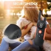 POWERTECH ηλεκτρικό κολάρο εκπαίδευσης σκύλου PT-1398 με ασύρματο χειριστήριο, εμβέλεια 800m