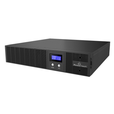 POWERTECH UPS Line Interactive PT-1409 για rack 2U, με οθόνη, 3000VA/2100W, 8x AC output
