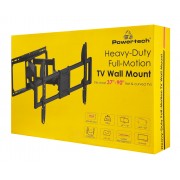 POWERTECH επιτοίχια βάση τηλεόρασης PT-1423, 37-90", 75kg, heavy duty, full motion