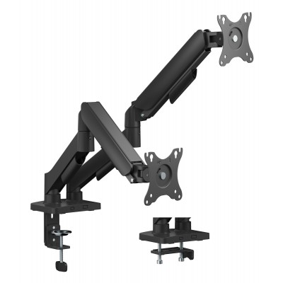 POWERTECH βάση γραφείου για 2x οθόνες PT-1425, 17-32", έως 9kg