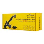 POWERTECH βάση γραφείου για 2x οθόνες PT-1425, 17-32", έως 9kg