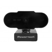 POWERTECH web camera PT-1426, 0.9MP, 720p HD, fixed εστίαση, 1.5m, μαύρη