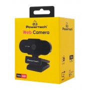 POWERTECH web camera PT-1426, 0.9MP, 720p HD, fixed εστίαση, 1.5m, μαύρη