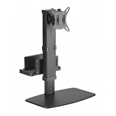 POWERTECH βάση γραφείου οθόνης PT-1449 με βάση mini PC, 17-32", έως 8kg