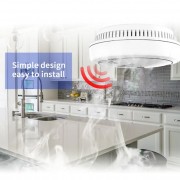 POWERTECH ασύρματος ανιχνευτής καπνού PT-1464 για συναγερμούς, Wi-Fi, TUYA