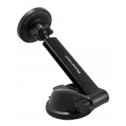 POWERTECH ασύρματος φορτιστής & βάση smartphone αυτοκινήτου PT-1492, Qi2, 15W, μαύρος