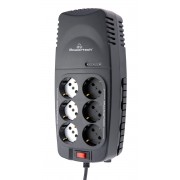 POWERTECH σταθεροποιητής ρεύματος PT-1496, 2000VA/1000W, 6x schuko