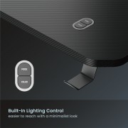 POWERTECH gaming γραφείο PT-1498 με RGB φωτισμό, 120x60x75cm, μαύρο