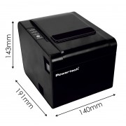 POWERTECH θερμικός εκτυπωτής αποδείξεων PT-1506, USB/Ethernet/Serial, auto cutter, μαύρος