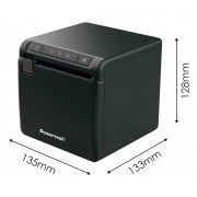 POWERTECH θερμικός εκτυπωτής αποδείξεων PT-1507, USB/Ethernet/Serial, auto cutter, μαύρος