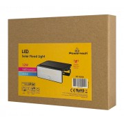 POWERTECH LED ηλιακό φωτιστικό PT-1518 με αισθητήρα κίνησης, 12W, 3600mAh, μαύρο