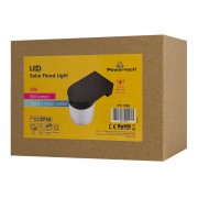 POWERTECH LED ηλιακό φωτιστικό PT-1520 με αισθητήρα κίνησης, 4W, 2000mAh, μαύρο