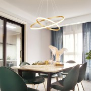 POWERTECH LED φωτιστικό οροφής PT-1526, 25W, 4000K, Φ40x120cm, χρυσό