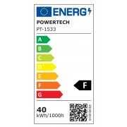 POWERTECH LED panel ψευδοροφής PT-1533, 40W, 59.5x59.5cm, τετράγωνο, 4000K, 4000lm, λευκό