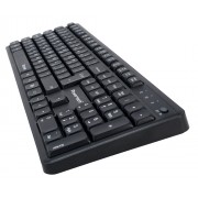 POWERTECH set ασύρματο ποντίκι & πληκτρολόγιο PT-1541, 2.4GHz, αθόρυβο, μαύρο