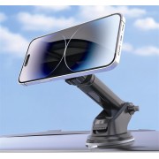 POWERTECH βάση smartphone αυτοκινήτου PT-1550 για ταμπλό, μαγνητική, μαύρη