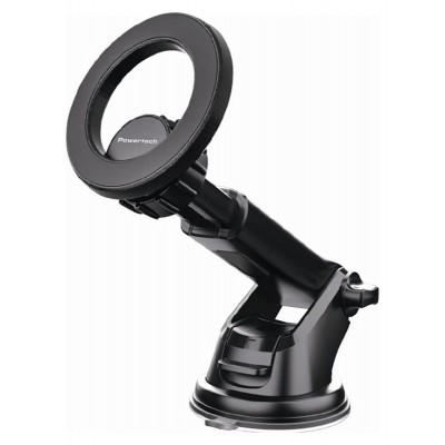 POWERTECH βάση smartphone αυτοκινήτου PT-1550 για ταμπλό, μαγνητική, μαύρη