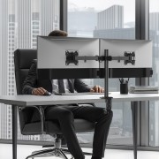 POWERTECH βάση γραφείου για 2x οθόνες PT-1552, 17-32", έως 10kg