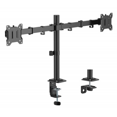 POWERTECH βάση γραφείου για 2x οθόνες PT-1552, 17-32", έως 10kg